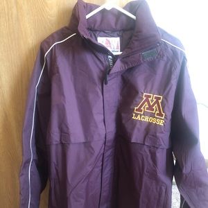 Mens U of M Lacross jacket (never worn)